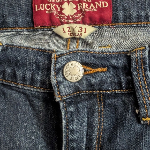 Lucky Brand Sofia Boot Blue Jeans with Classic **3-for-15** Stitching - Picture 3 of 4